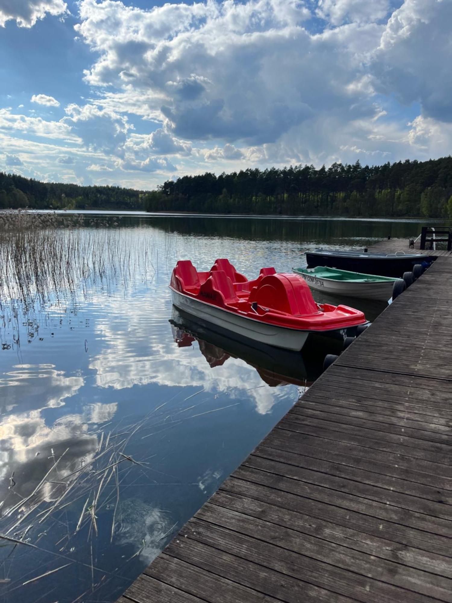 Domki Letniskowe Nad Jeziorem Kazub Cieciorka Exteriör bild