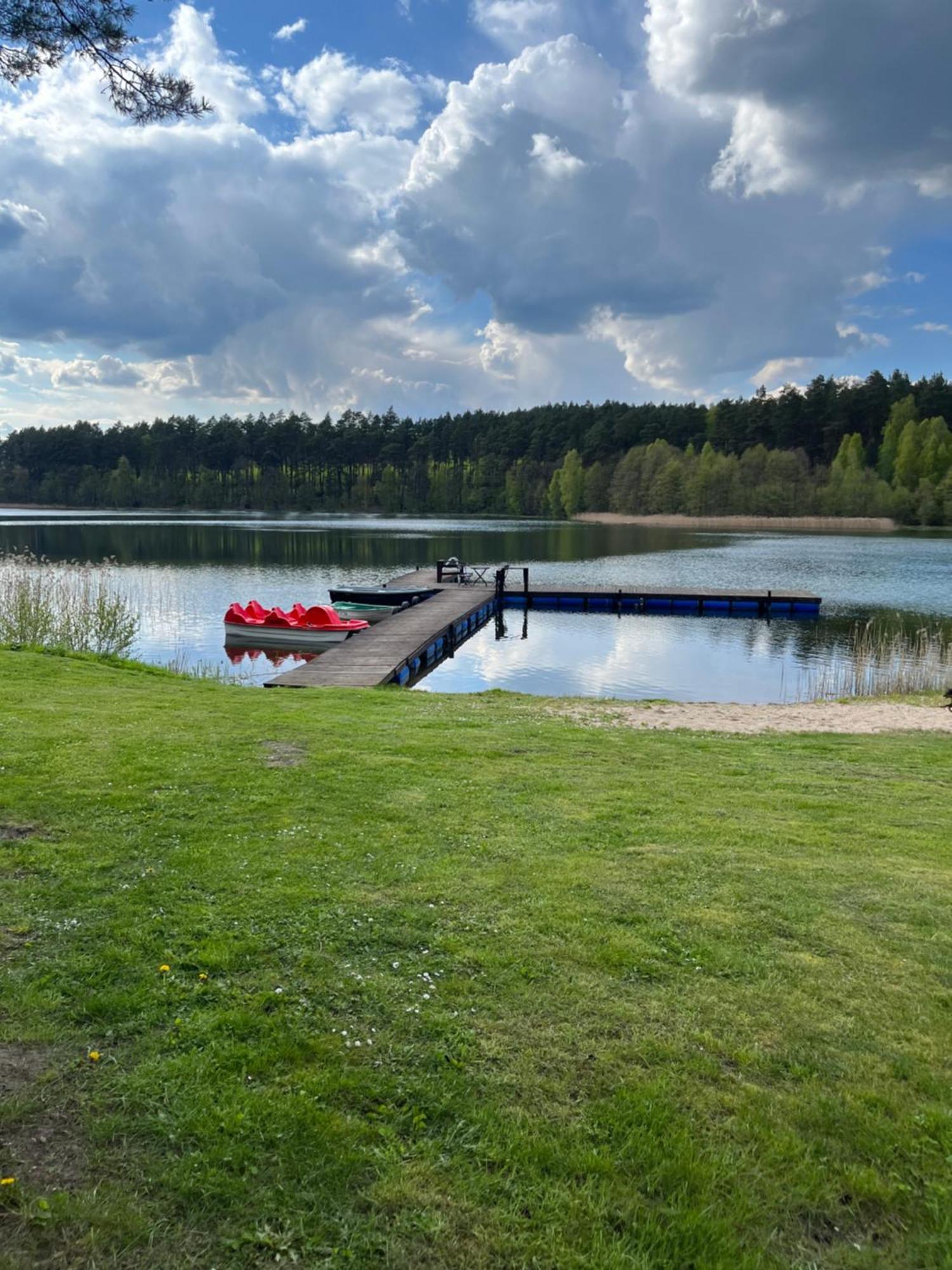 Domki Letniskowe Nad Jeziorem Kazub Cieciorka Exteriör bild