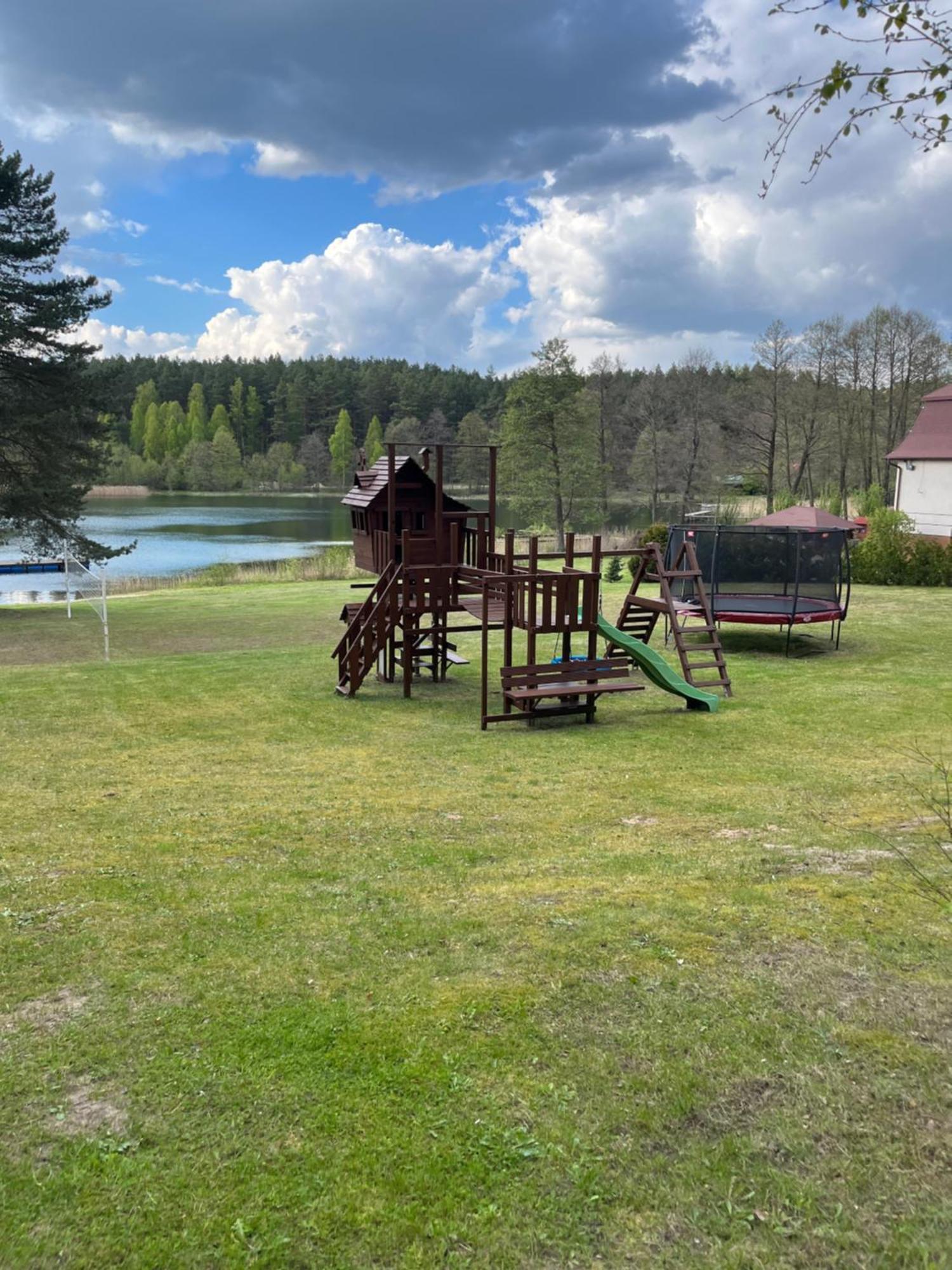Domki Letniskowe Nad Jeziorem Kazub Cieciorka Exteriör bild