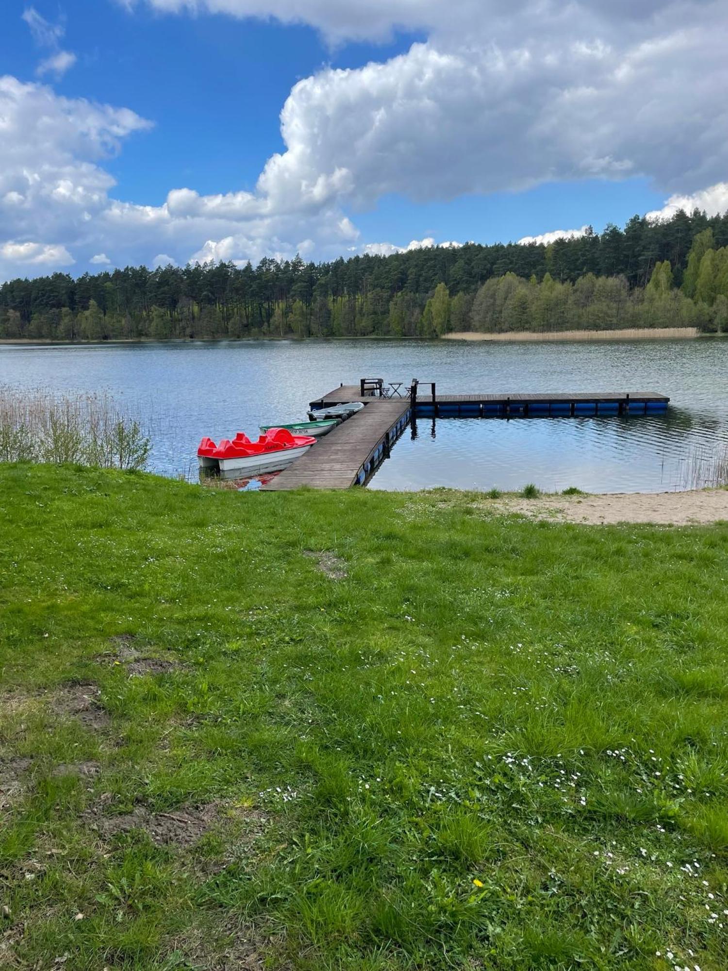 Domki Letniskowe Nad Jeziorem Kazub Cieciorka Exteriör bild